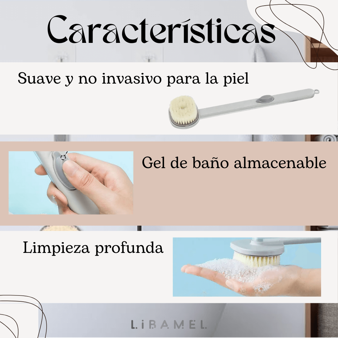 Cepillo de Ducha Ergonómico - AquaCare™