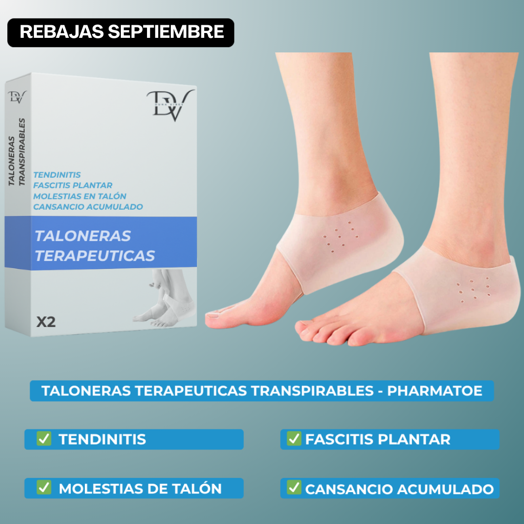 Taloneras ortopédicas transpirables - PharmaToe™