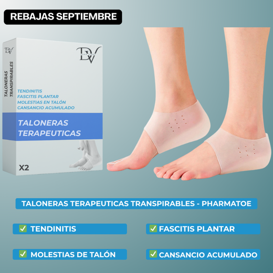 Taloneras ortopédicas transpirables - PharmaToe™