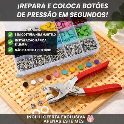 Kit de Reparação de Botões - SnapFix™