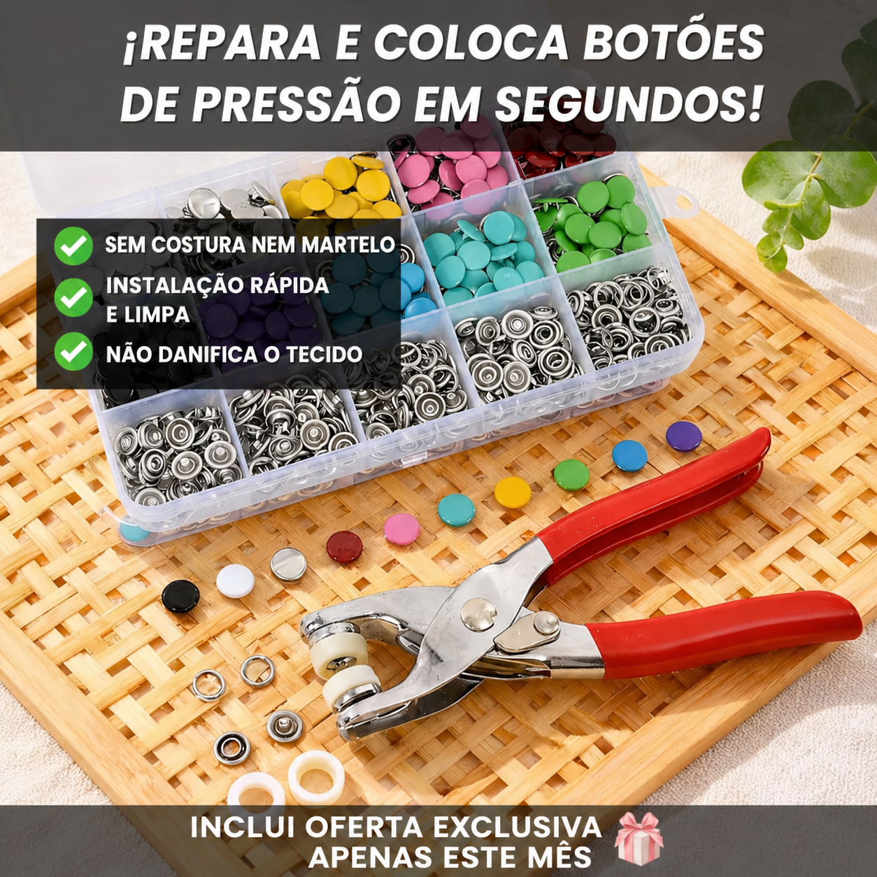 Bolsa EXTRA de botões
