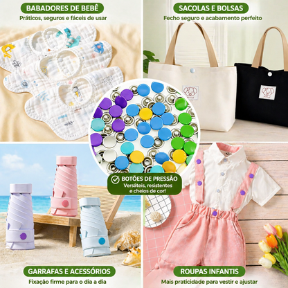 Kit de Reparação de Botões - SnapFix™