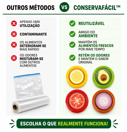 ConservaFácil em uso