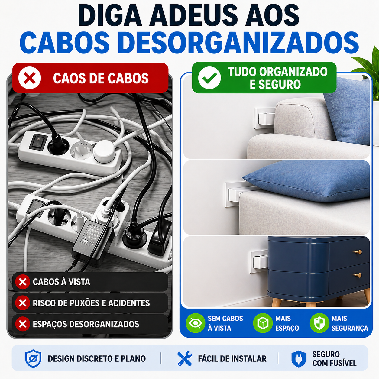 Adaptador Múltiplo Plano - EasyLink™