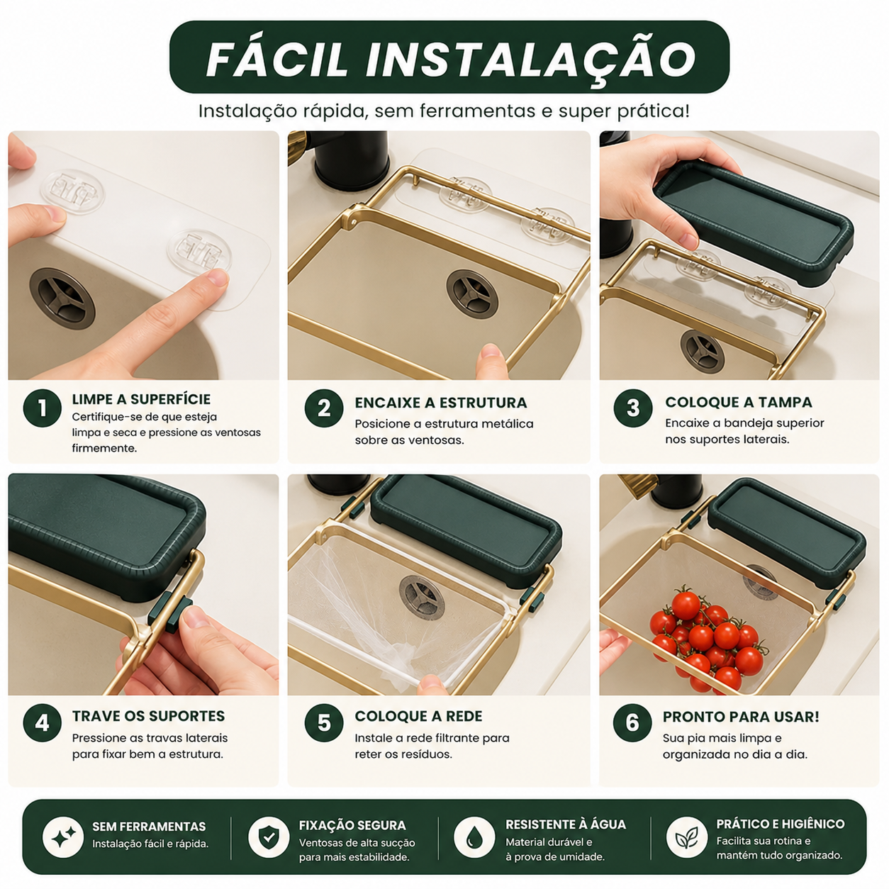 Filtro de ralo - CleanSink™