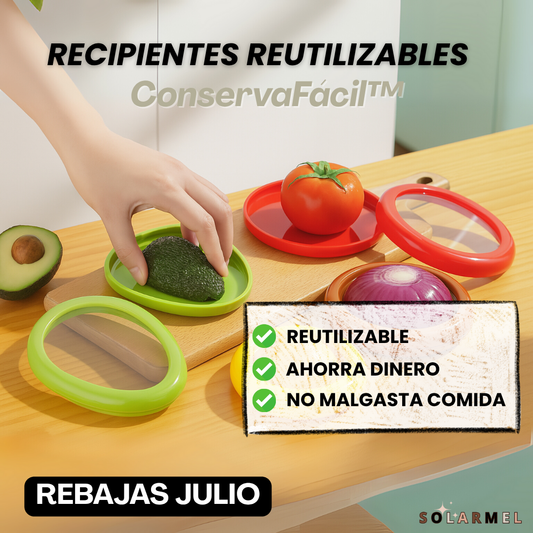 Recipientes Reutilizables - ConservaFácil™