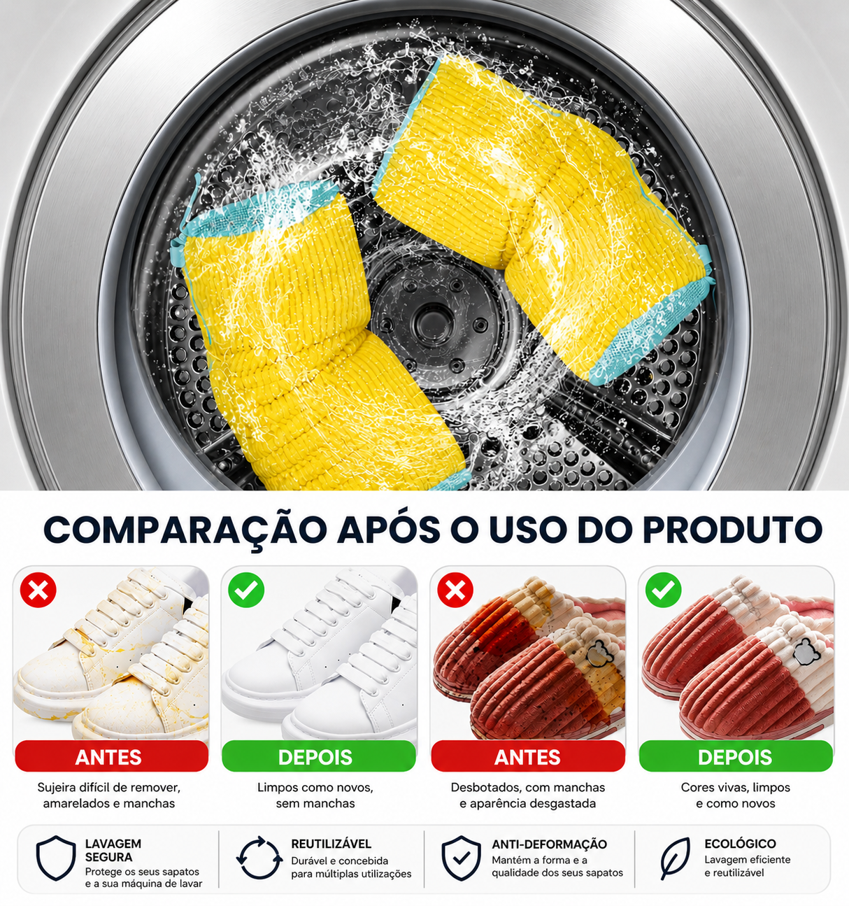 (2)  Saco para lavagem de calçado R