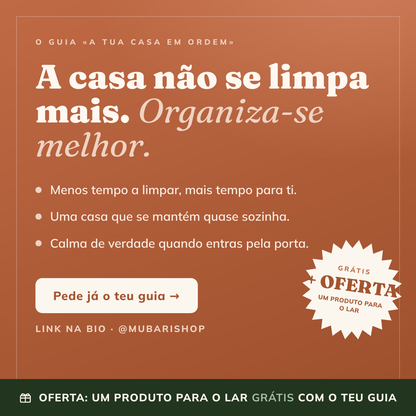 E-Book - "A tua casa em ordem" ✨